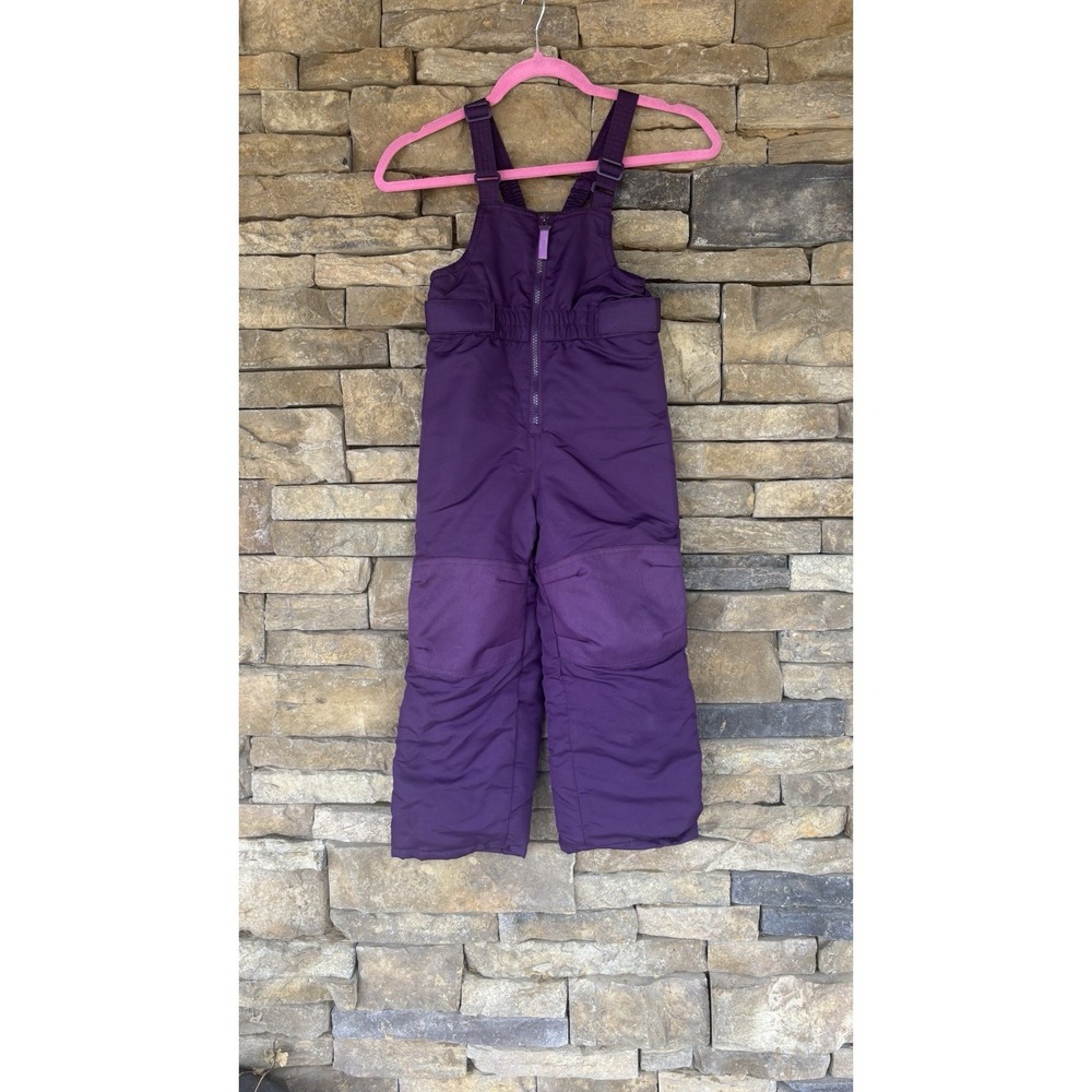 Girls Purple Cherokee Snow Pants 4T Bibs Ski Snow Board‎ Toddler Four